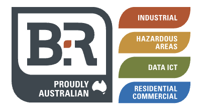 b&r electrical logo